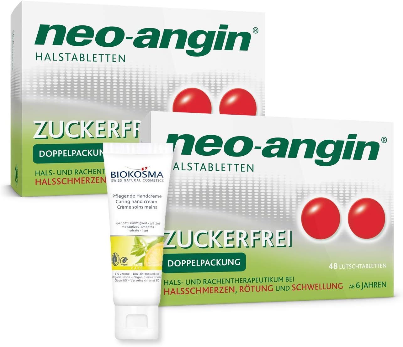 neo-angin Halstabletten zuckerfrei | Lutschtabletten bei Halsschmerzen & Halsentzündungen | Für ...